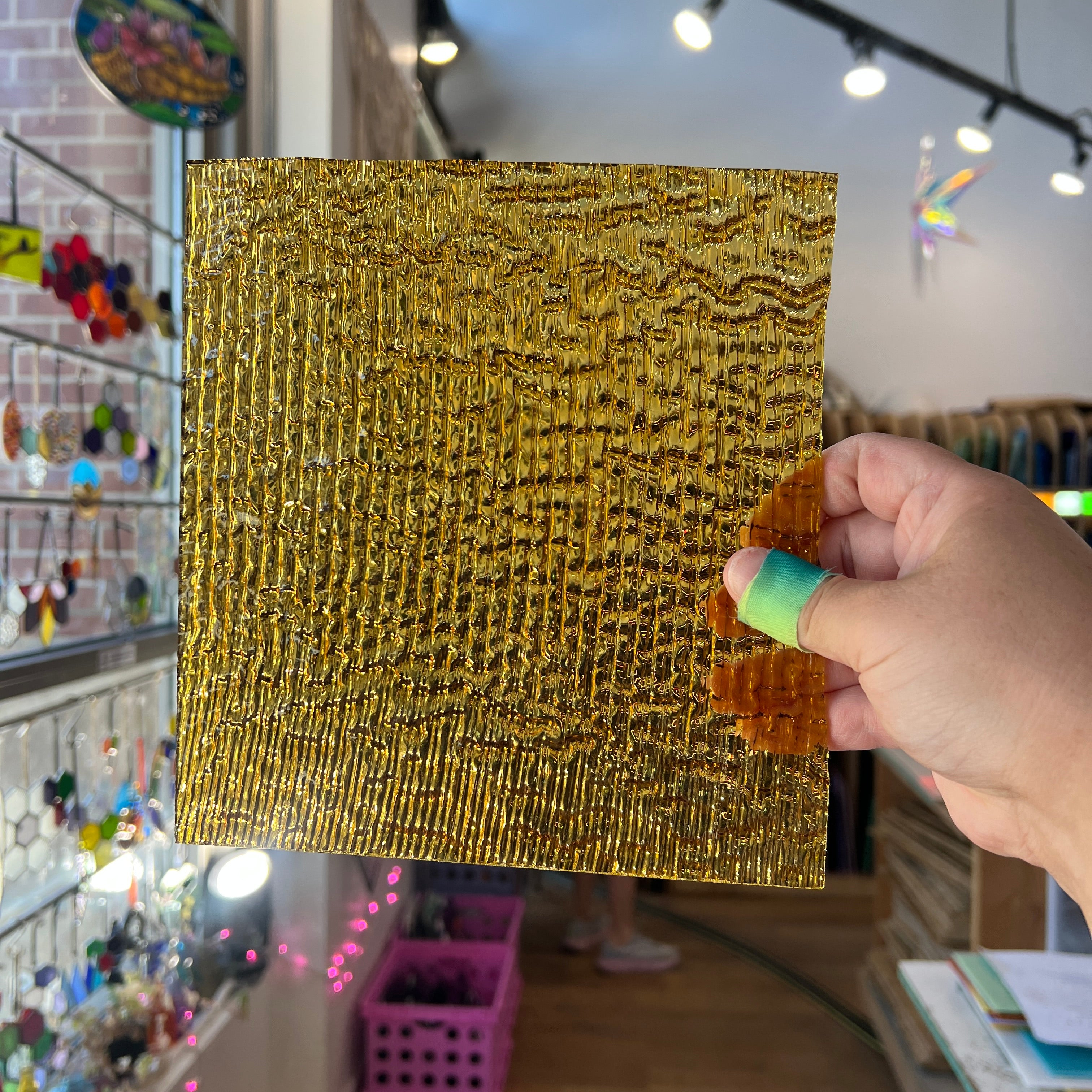 Mustard Knit - Patreon Vault Sheet Glass Colorado Glassworks B