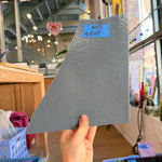 Dark Gray Bullseye Opaque Fusible 90 COE Sheet Glass Colorado Glassworks 9.5x5in (BE-46591021)