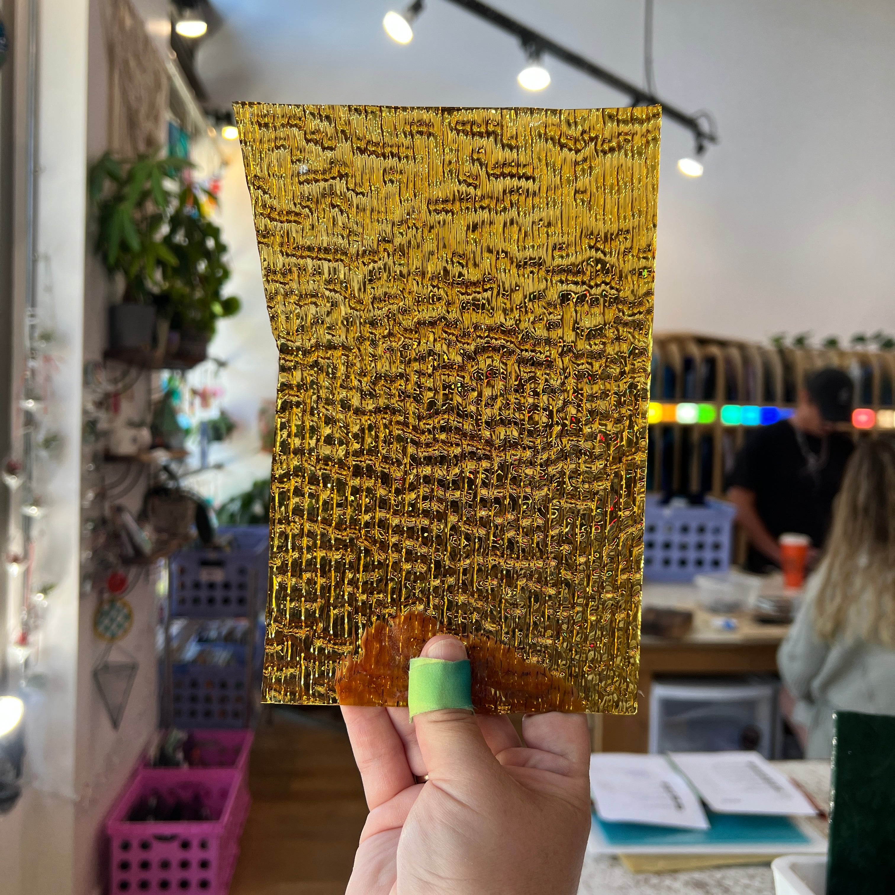 Mustard Knit - Patreon Vault Sheet Glass Colorado Glassworks A