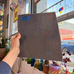 Dark Gray Bullseye Opaque Fusible 90 COE Sheet Glass Colorado Glassworks