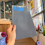 Dark Gray Bullseye Opaque Fusible 90 COE Sheet Glass Colorado Glassworks 10x5in (BE-44887085)