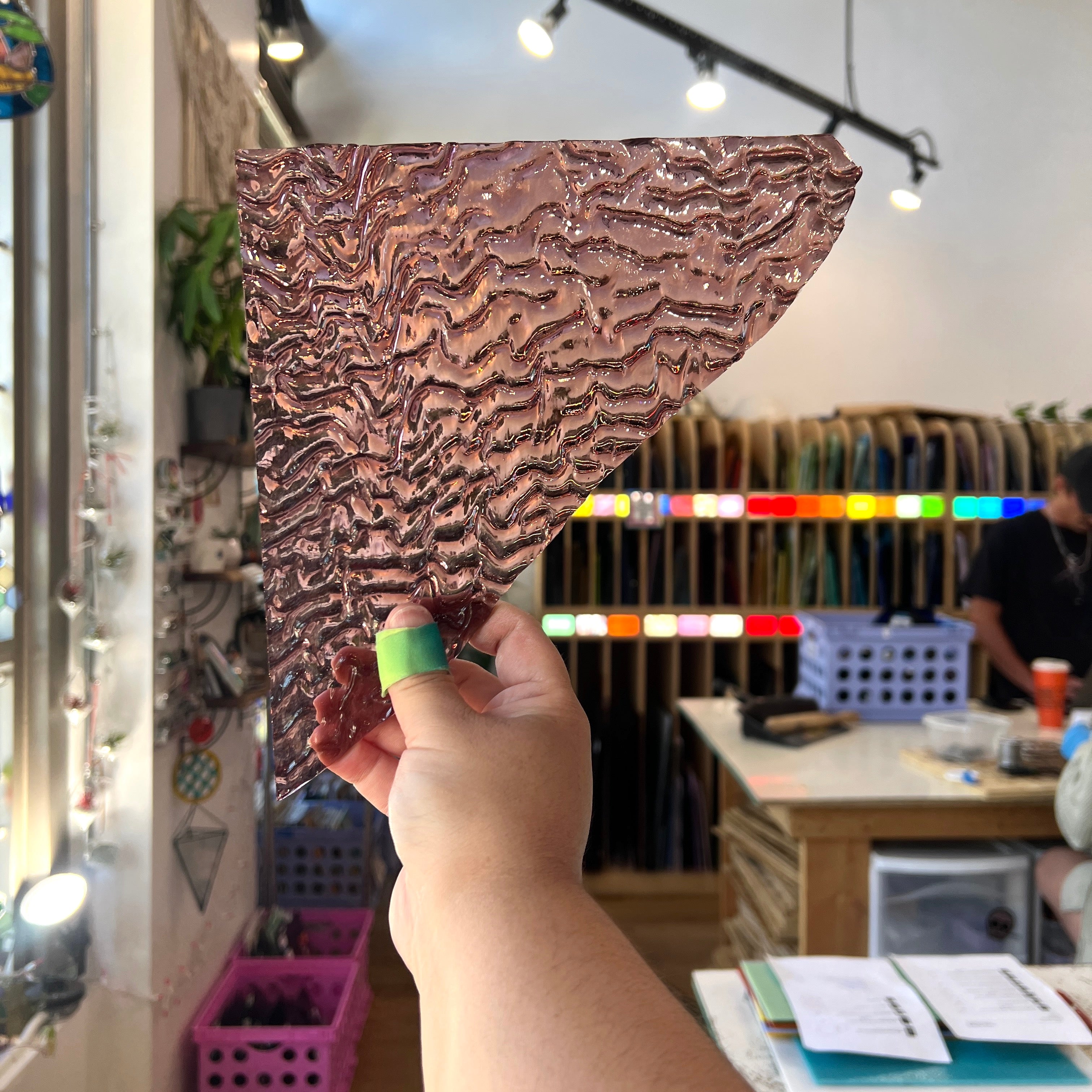 Frenchie's Curls - Patreon Vault Sheet Glass Colorado Glassworks