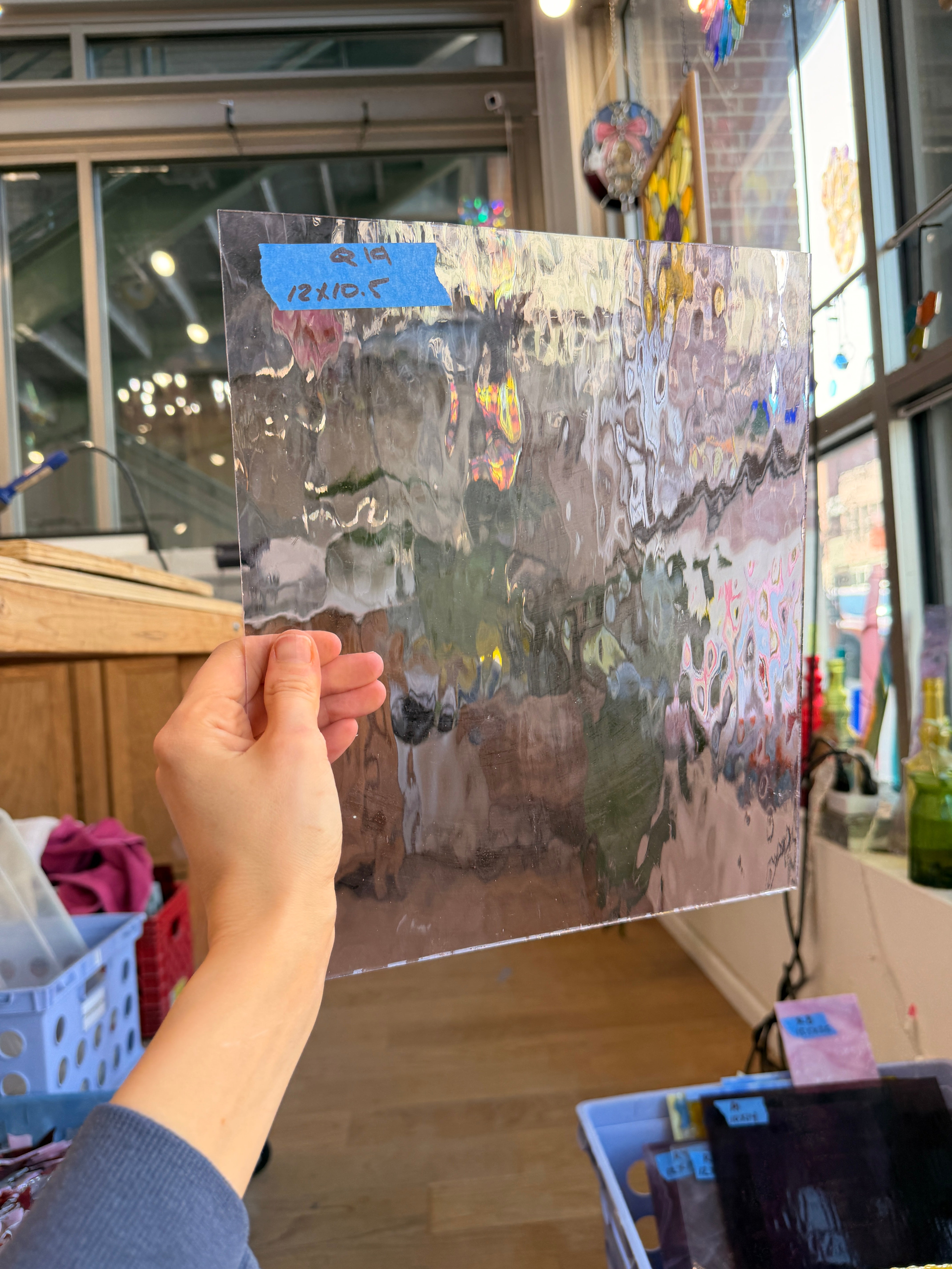 Vintage Bubblegum Pink Spectrum Waterglass Sheet Glass Colorado Glassworks