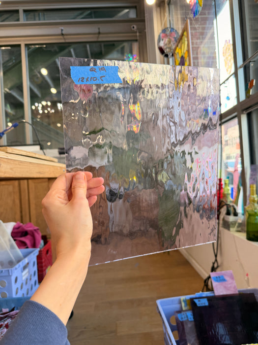 Vintage Bubblegum Pink Spectrum Waterglass Sheet Glass Colorado Glassworks