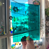 Turquoise Waters - Patreon Vault Sheet Glass Colorado Glassworks A