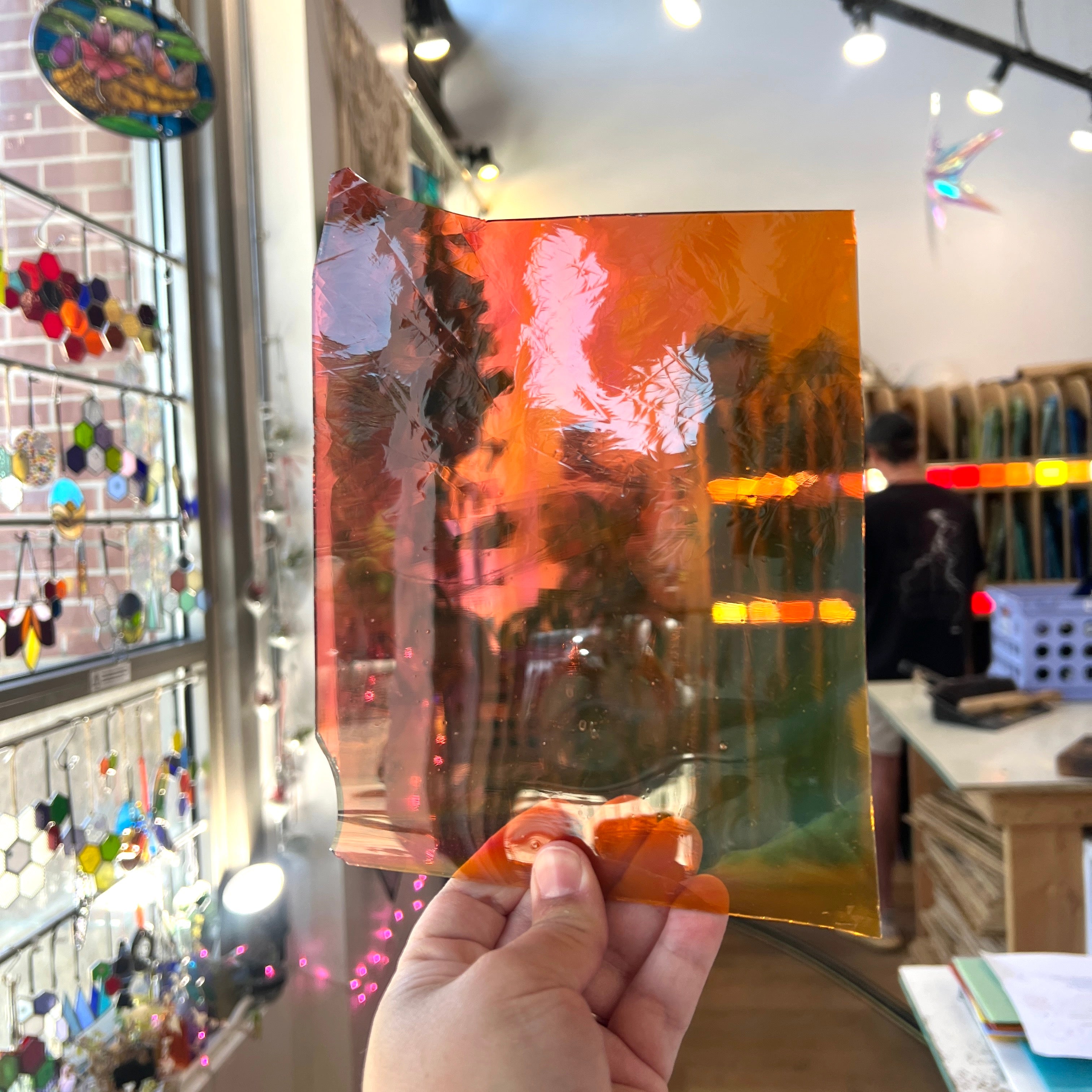 Strawberry Blossom - Patreon Vault Sheet Glass Colorado Glassworks