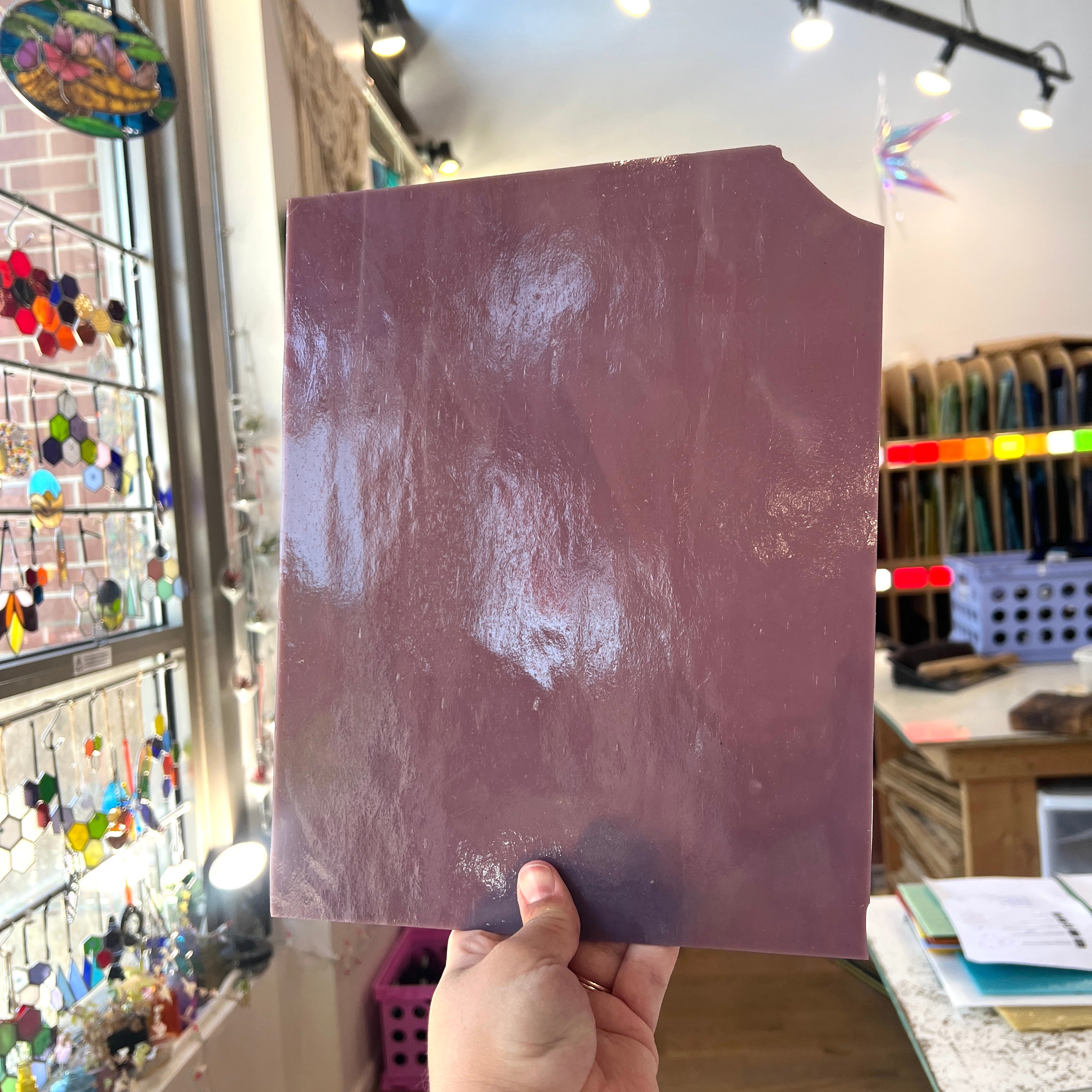 Mauvelous - Patreon Vault Sheet Glass Colorado Glassworks