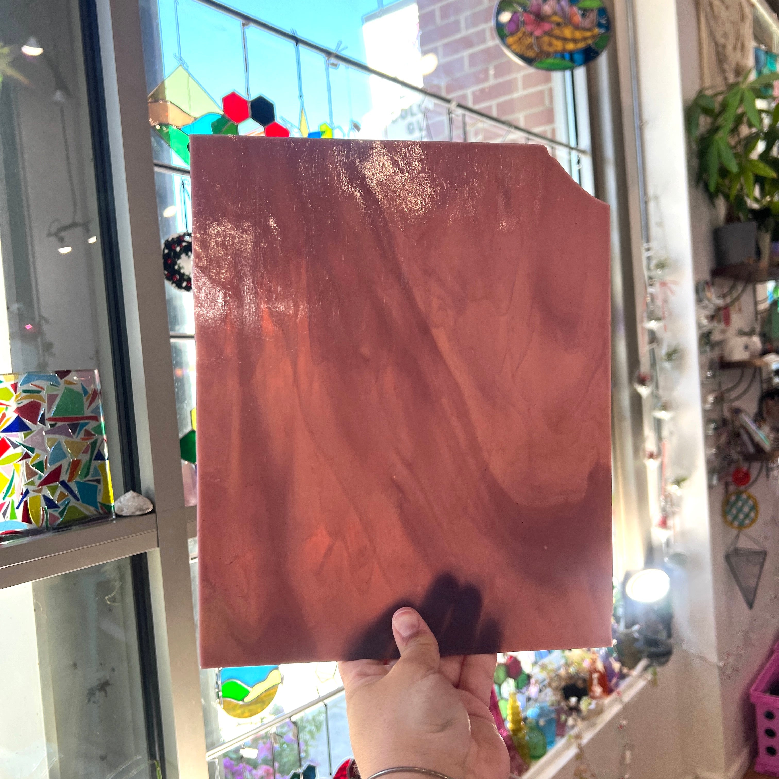 Mauvelous - Patreon Vault Sheet Glass Colorado Glassworks
