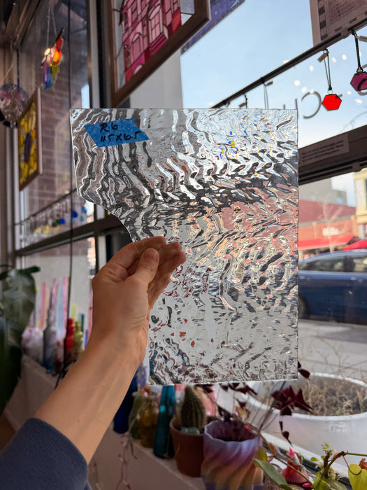Clear Rippled Vintage Optimum Sheet Glass Colorado Glassworks