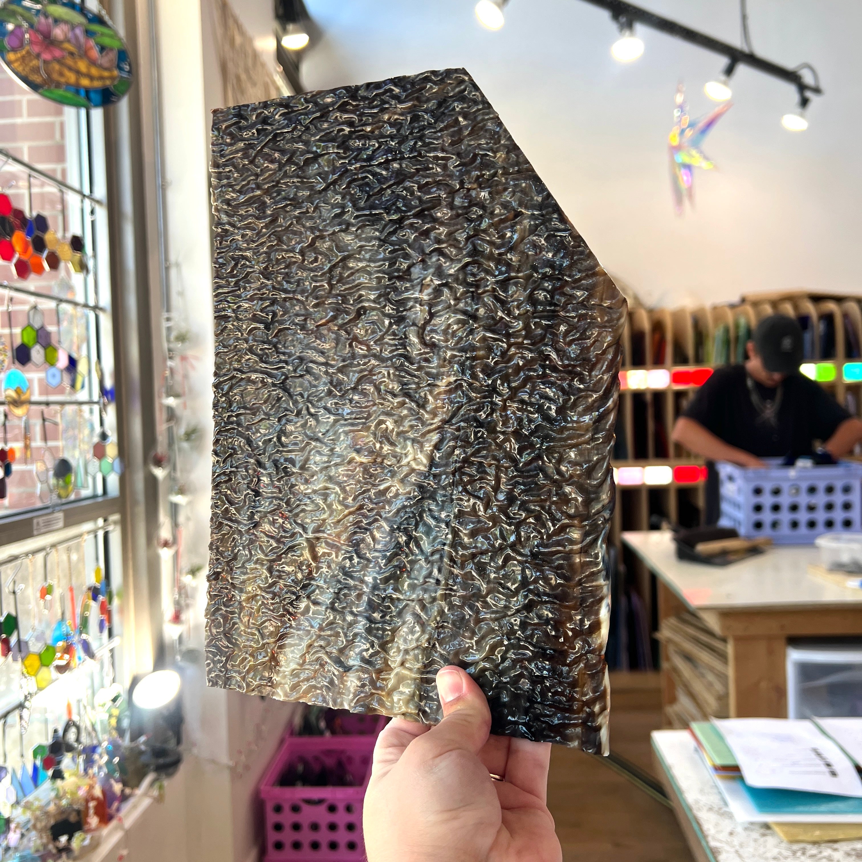 Homestead Wood - Patreon Vault Sheet Glass Colorado Glassworks