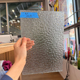 Clear Textured Spectrum Sheet Glass Colorado Glassworks 12x8in (SP-67865389) *Granite