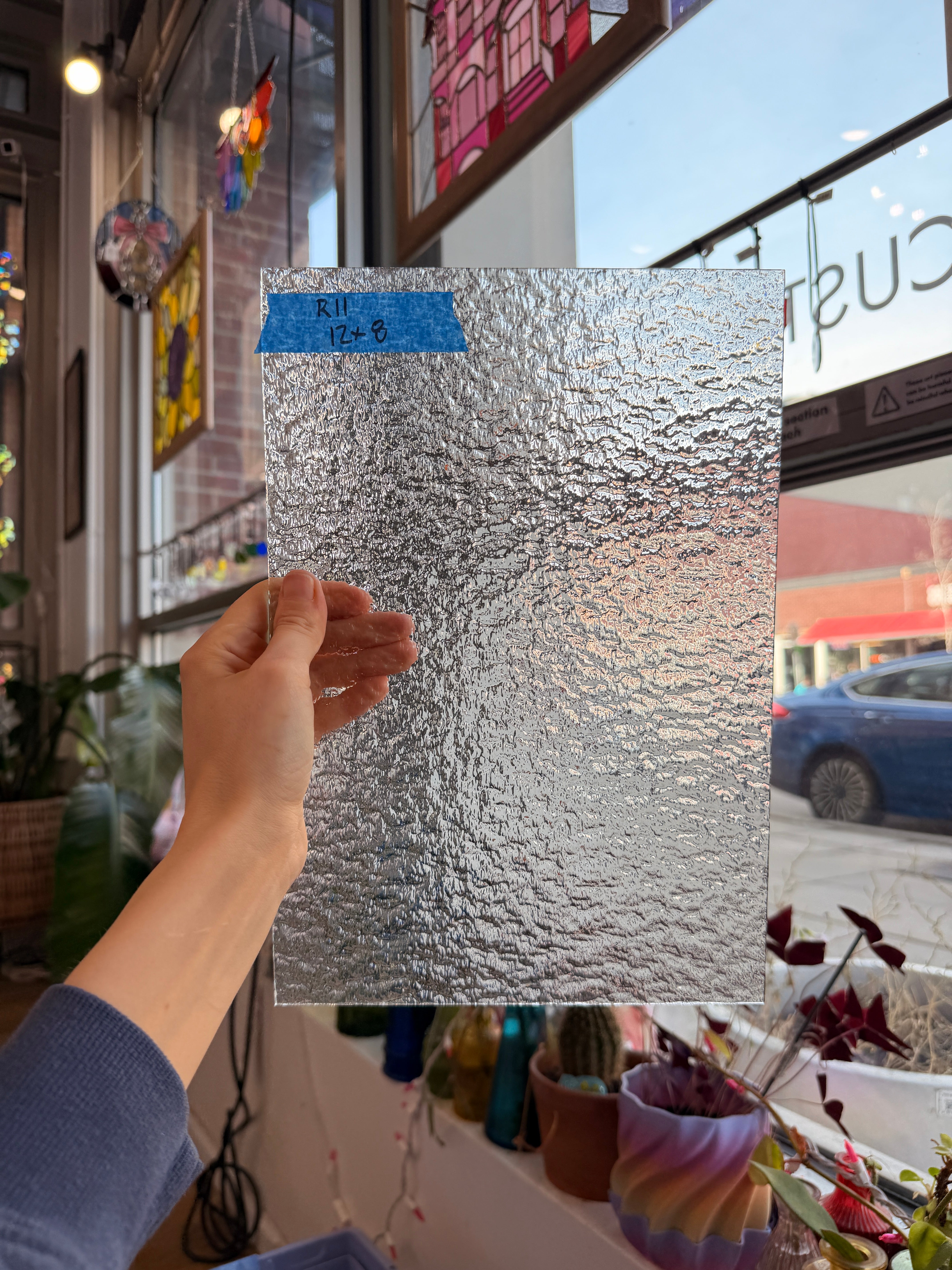 Clear Textured Spectrum Sheet Glass Colorado Glassworks