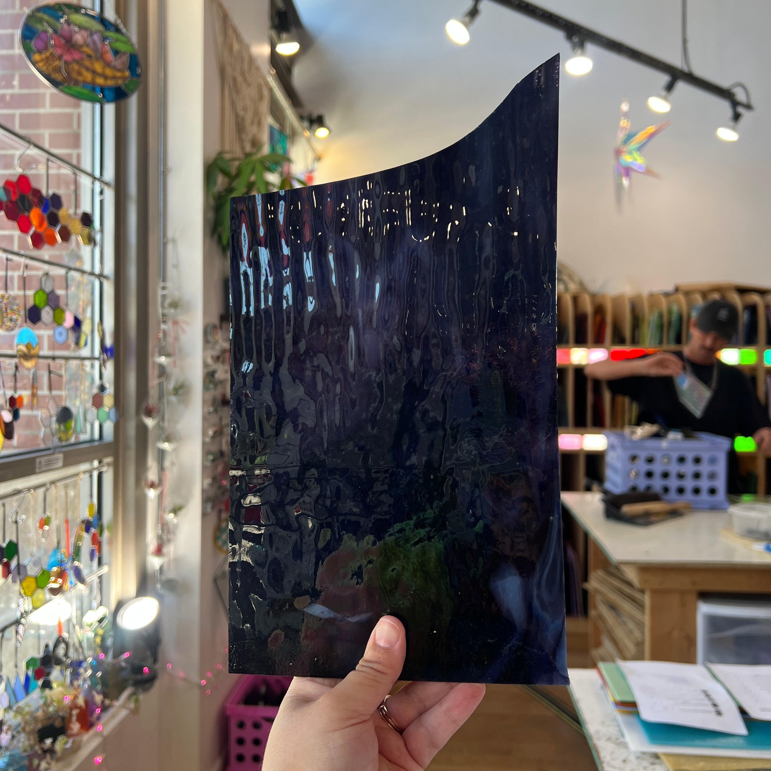 The Ghost in My Closet - Patreon Vault Sheet Glass Colorado Glassworks