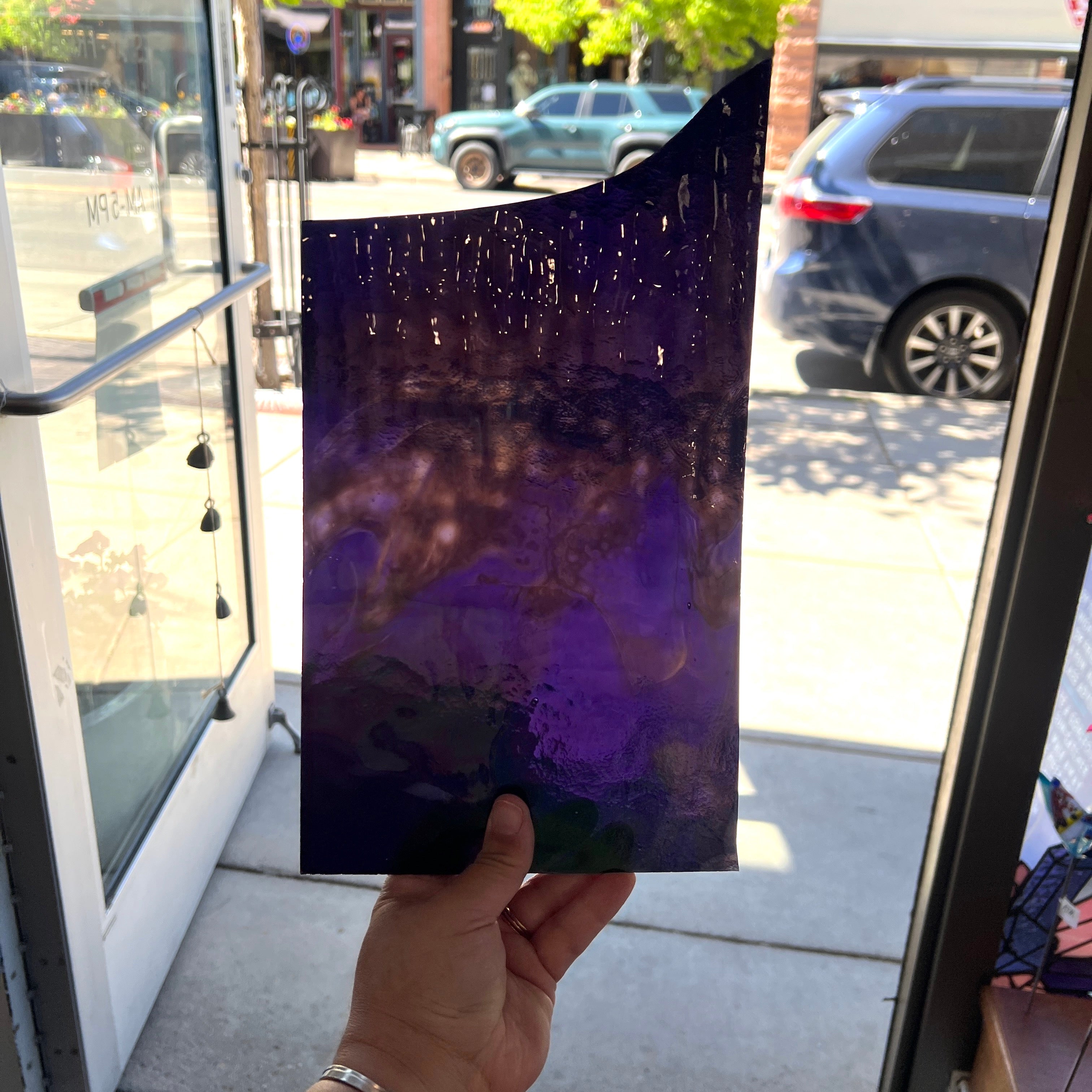 The Ghost in My Closet - Patreon Vault Sheet Glass Colorado Glassworks