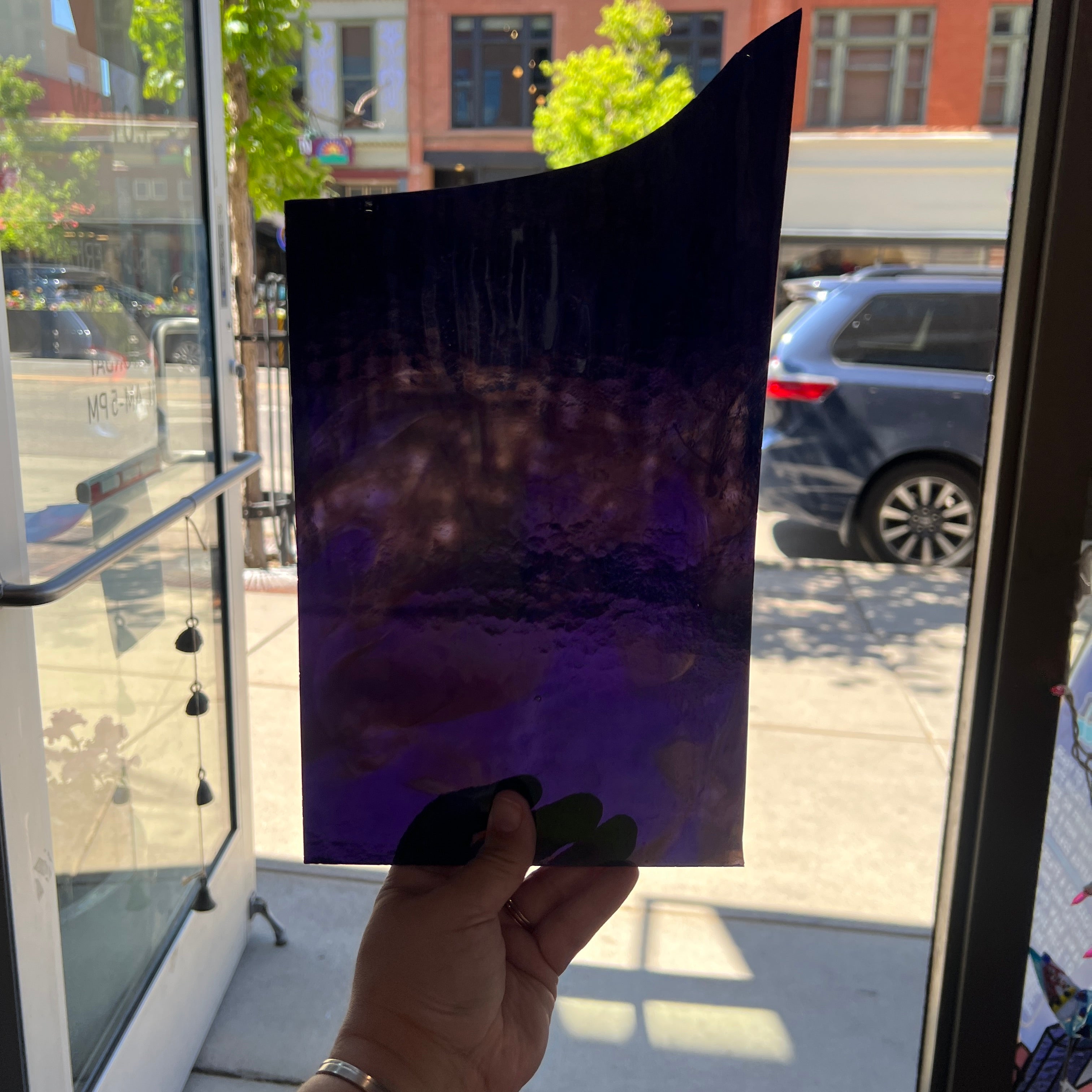 The Ghost in My Closet - Patreon Vault Sheet Glass Colorado Glassworks