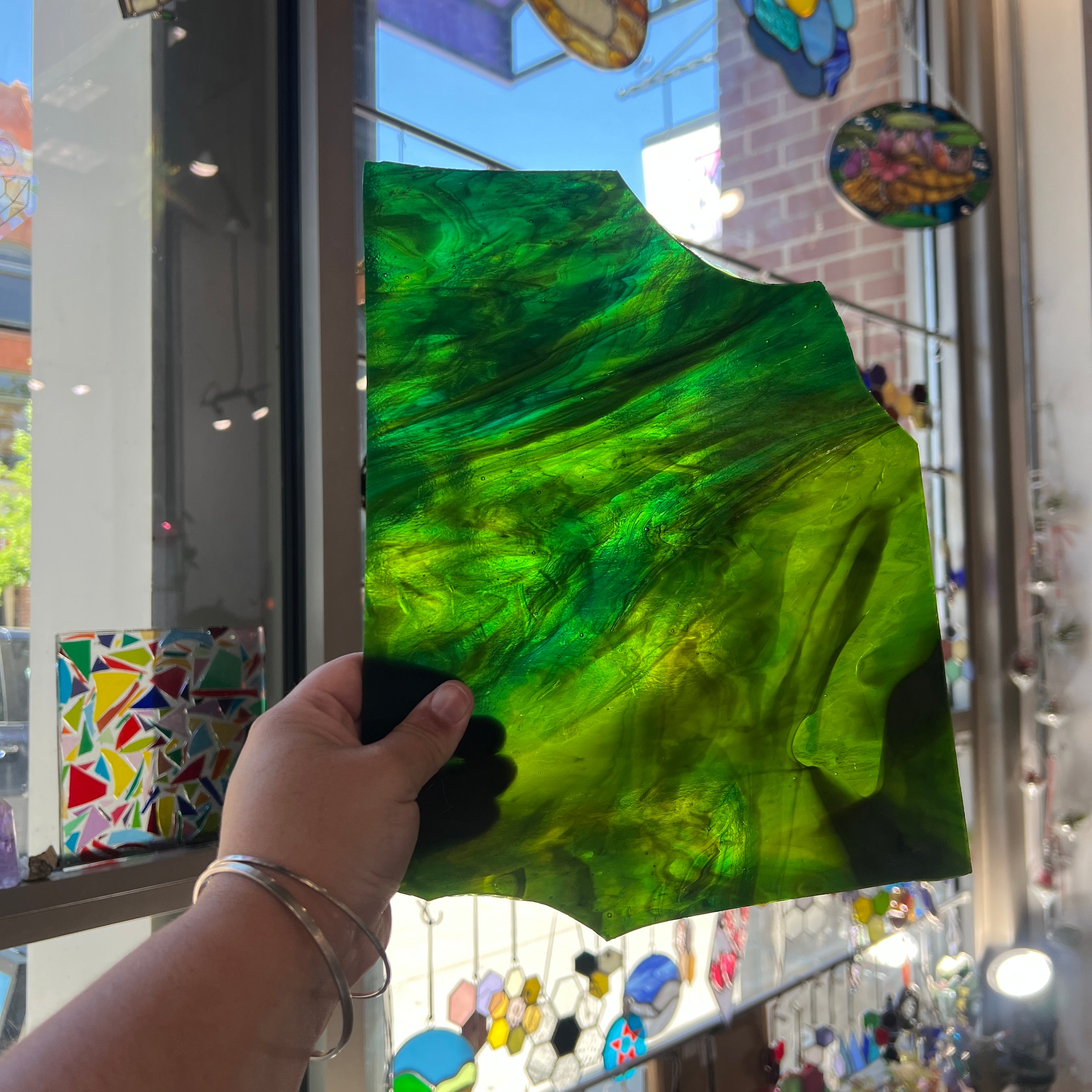 Tropical Twist - Patreon Vault Sheet Glass Colorado Glassworks