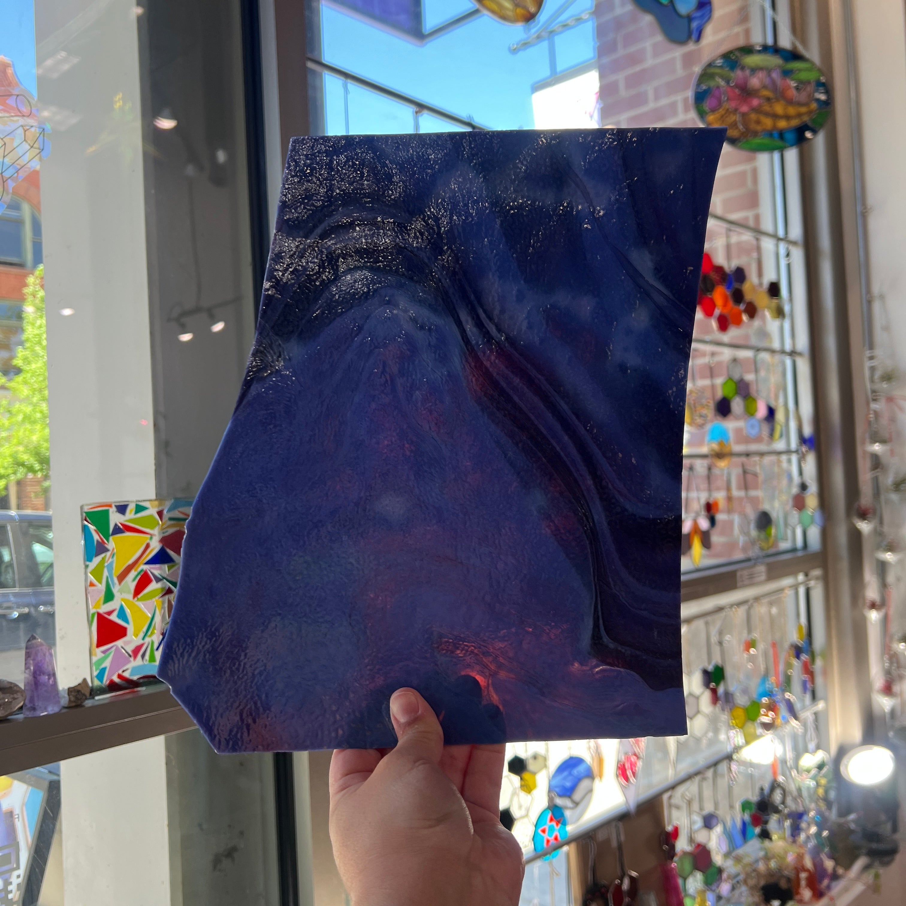 Boysenberry Pie - Patreon Vault Sheet Glass Colorado Glassworks