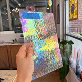Vintage Iridescent Granite Spectrum Sheet Glass Colorado Glassworks
