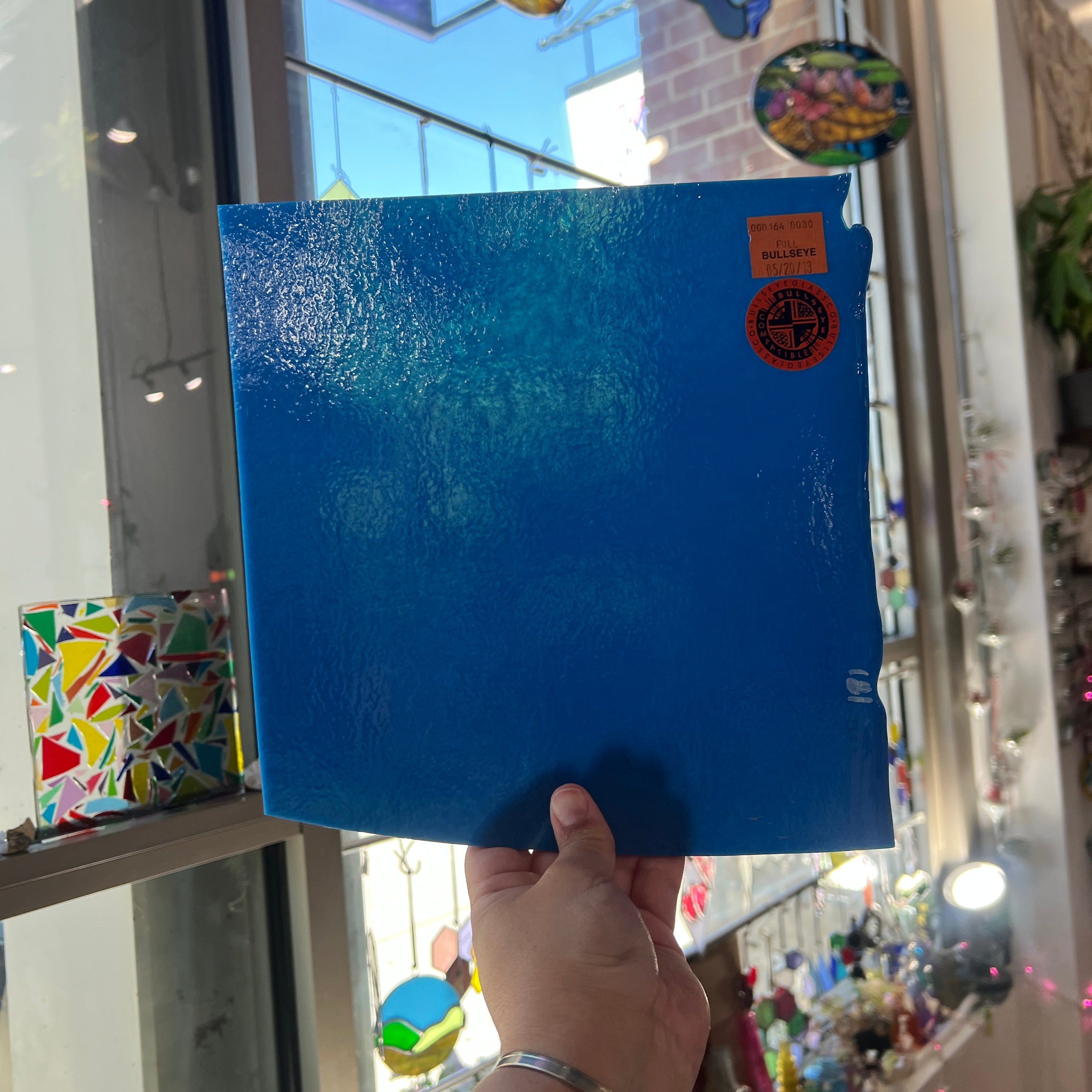 It's Not Turquoise, It's Not Lapis, It's Actually Cerulean - Patreon Vault Sheet Glass Colorado Glassworks