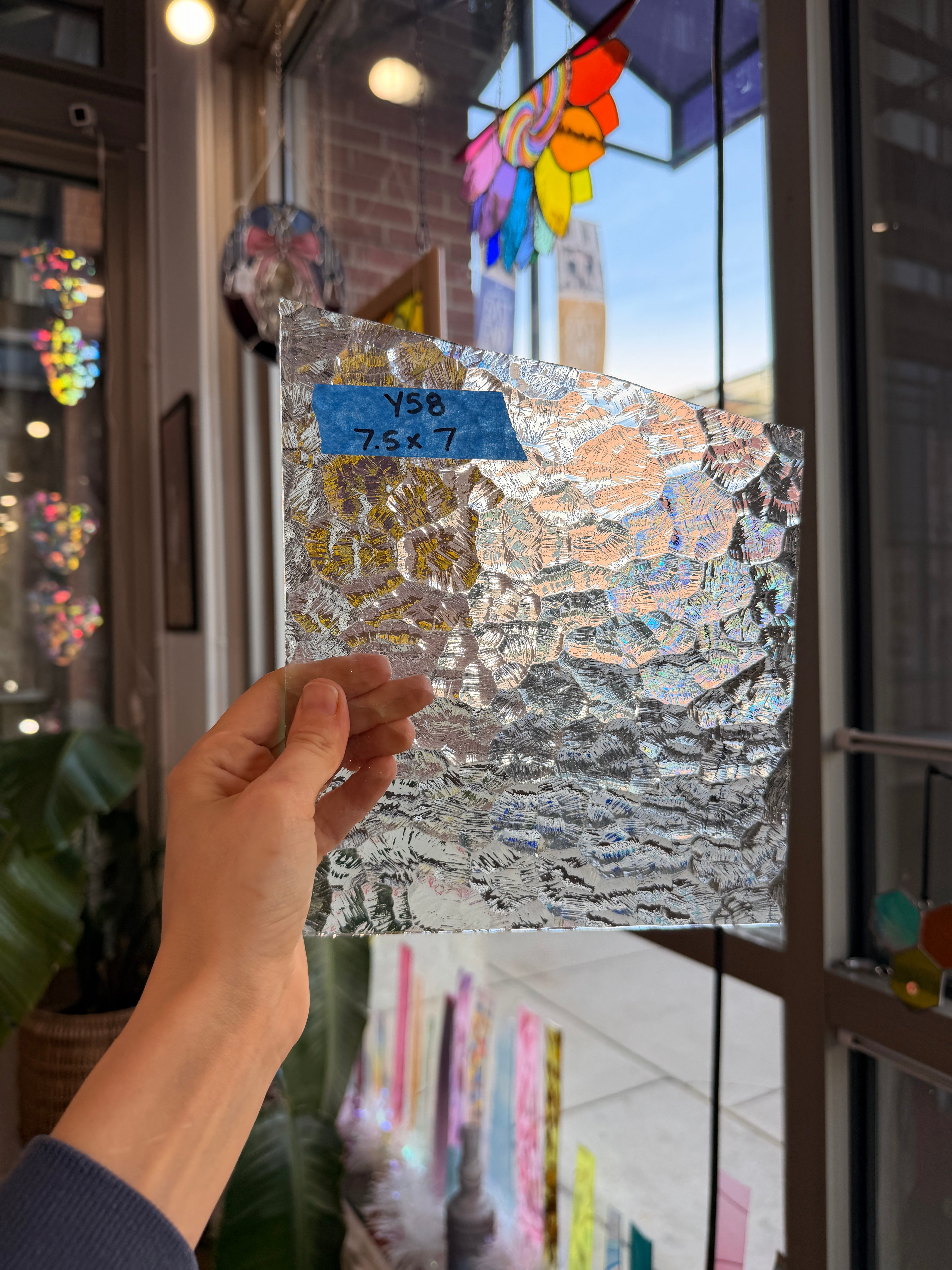 Clear Wavolite 33 Kokomo Sheet Glass Colorado Glassworks