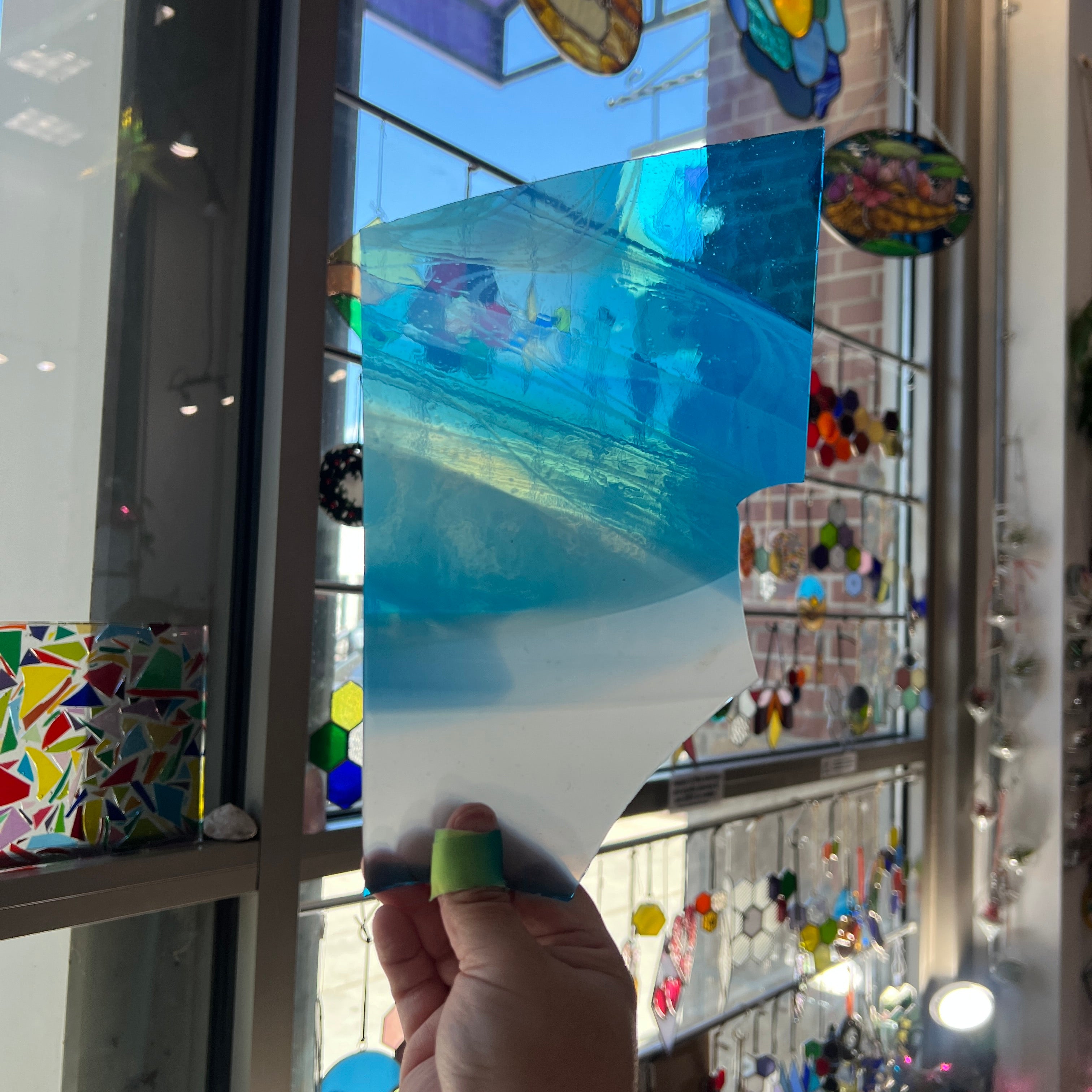 Harbor Blues - Patreon Vault Sheet Glass Colorado Glassworks
