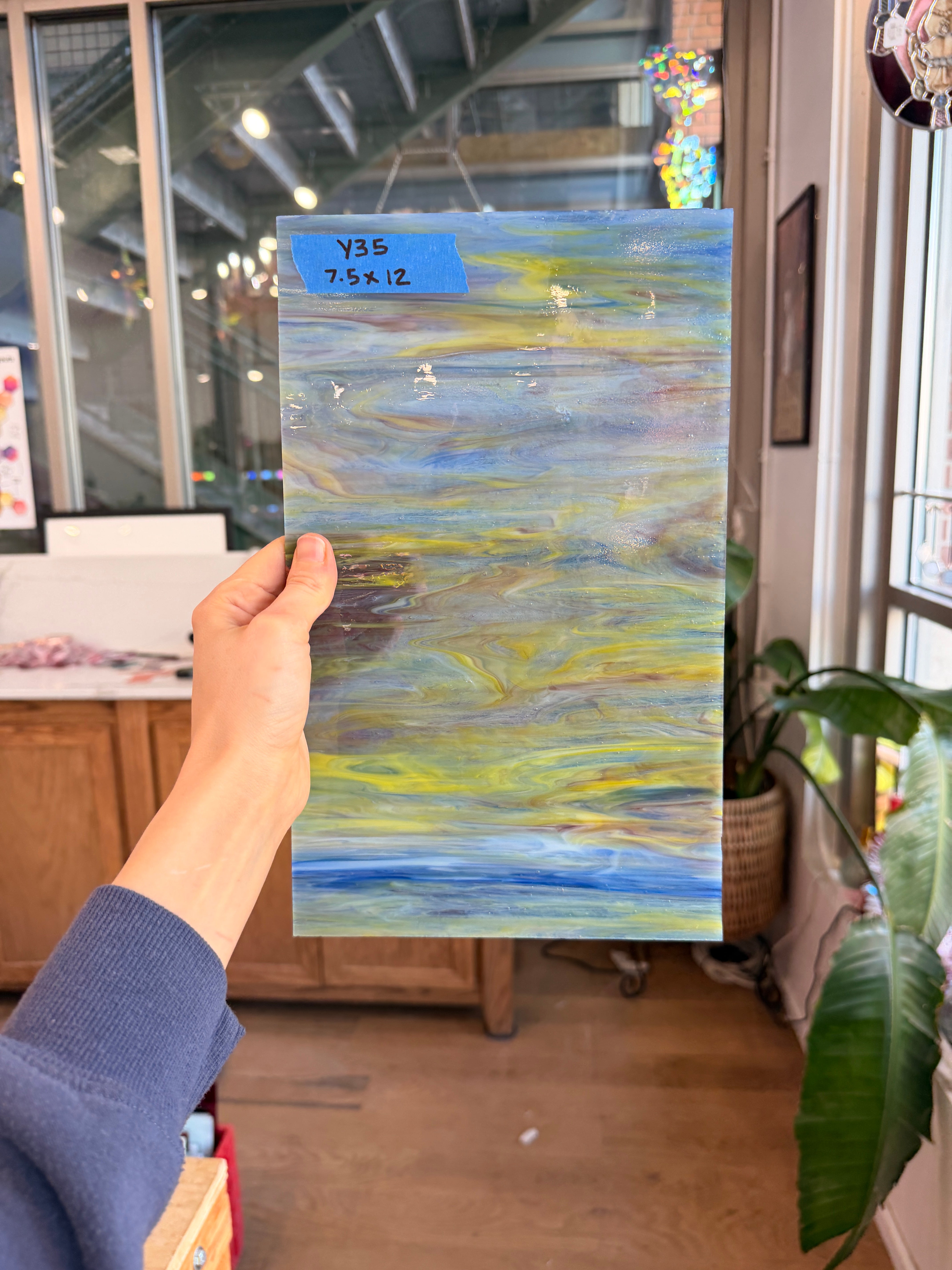 Rainbow Mixed Vintage Armstrong Sheet Glass Colorado Glassworks