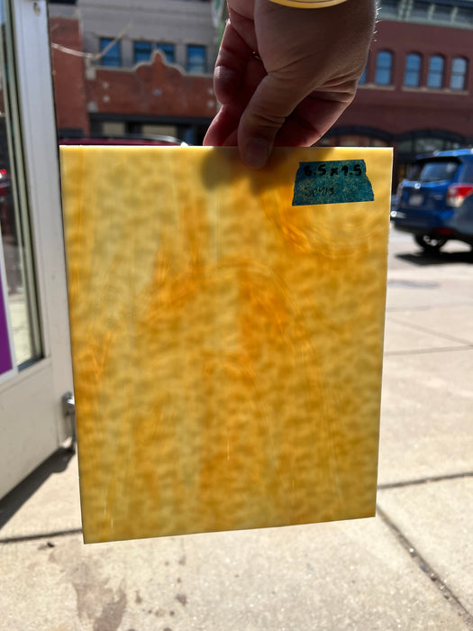 Tan Textured Wispy Spectrum Sheet Glass Colorado Glassworks   