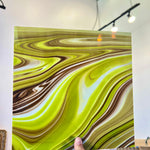✨Pick Your Sheet - Dubai Chocolate Fusers Reserve Oceanside Fusible 96 COE Sheet Glass Colorado Glassworks C