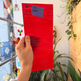 Red Opal Thin Fusible Bullseye 90 COE Sheet Glass Colorado Glassworks