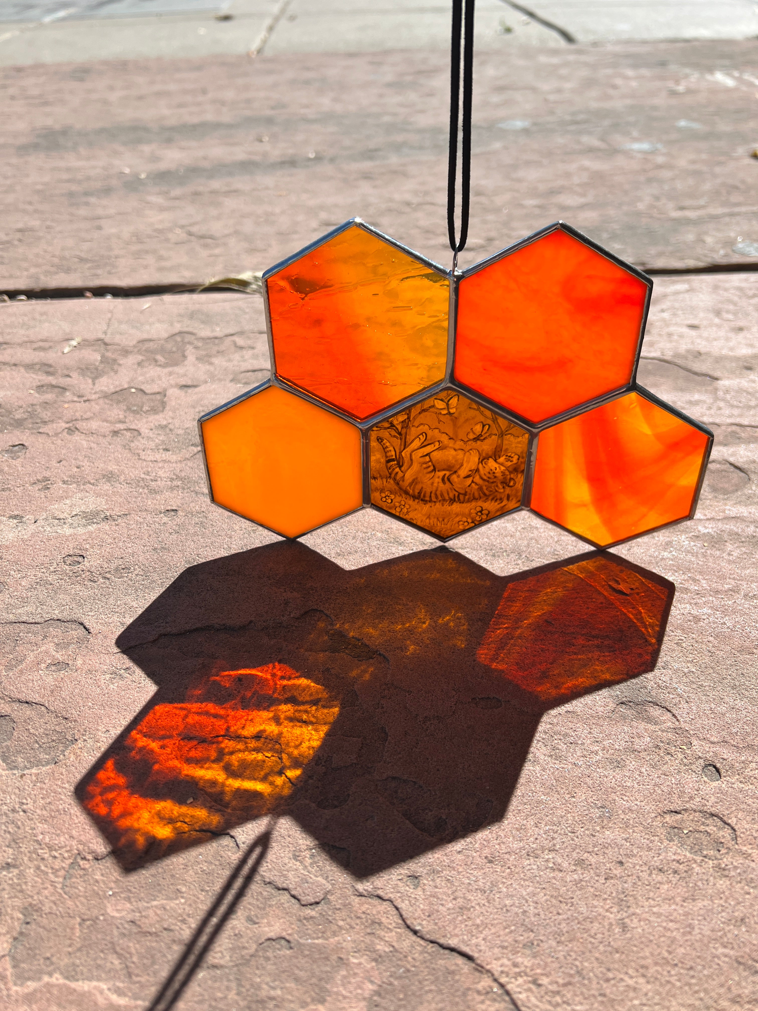 Baby Animal Honeycomb: Tiger Finished Pieces Colorado Glassworks   