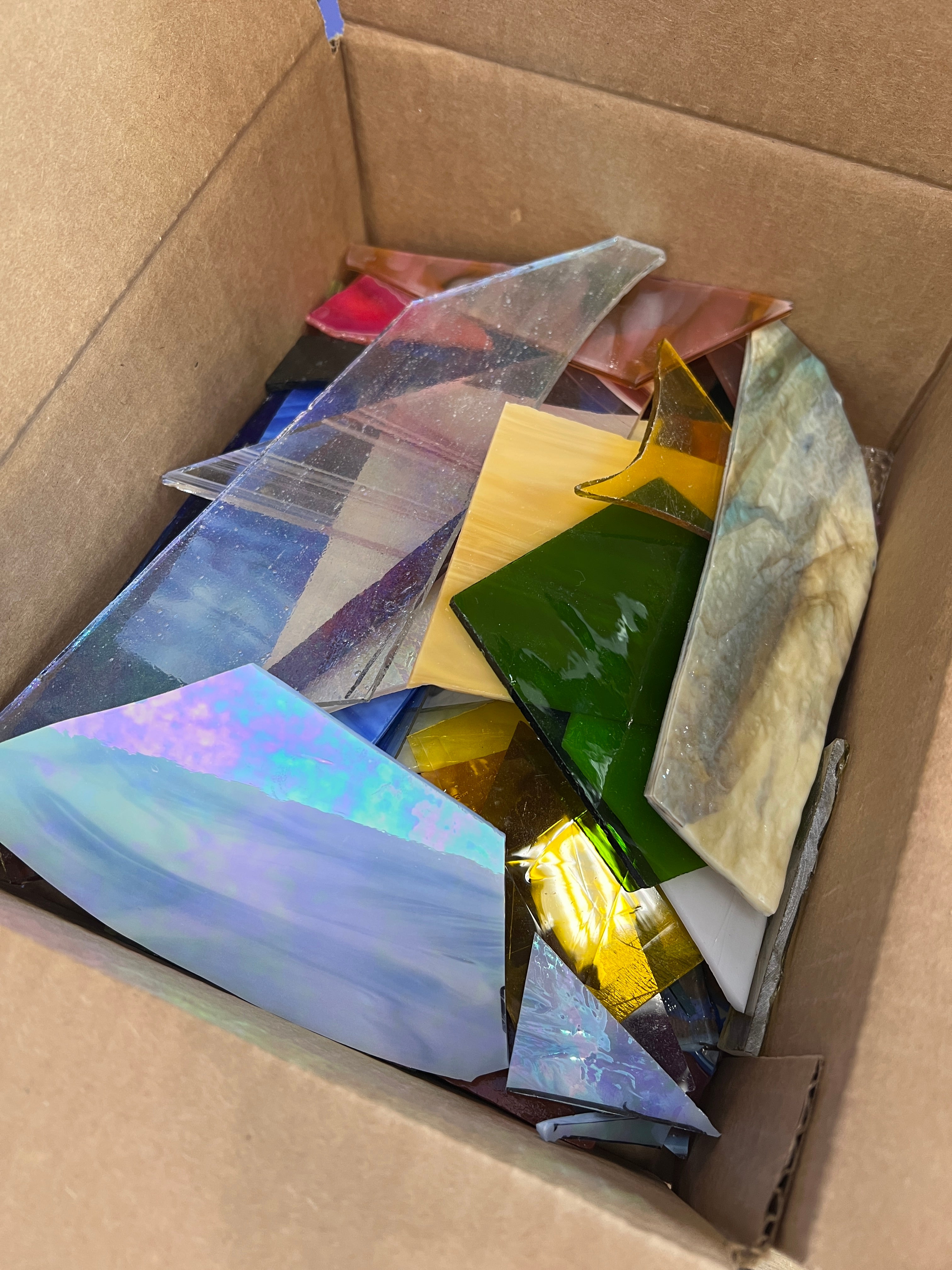 🌈 Meg's Personal Glass Mystery Scrap Boxes 🌈 ✨ Colorado Glass Works