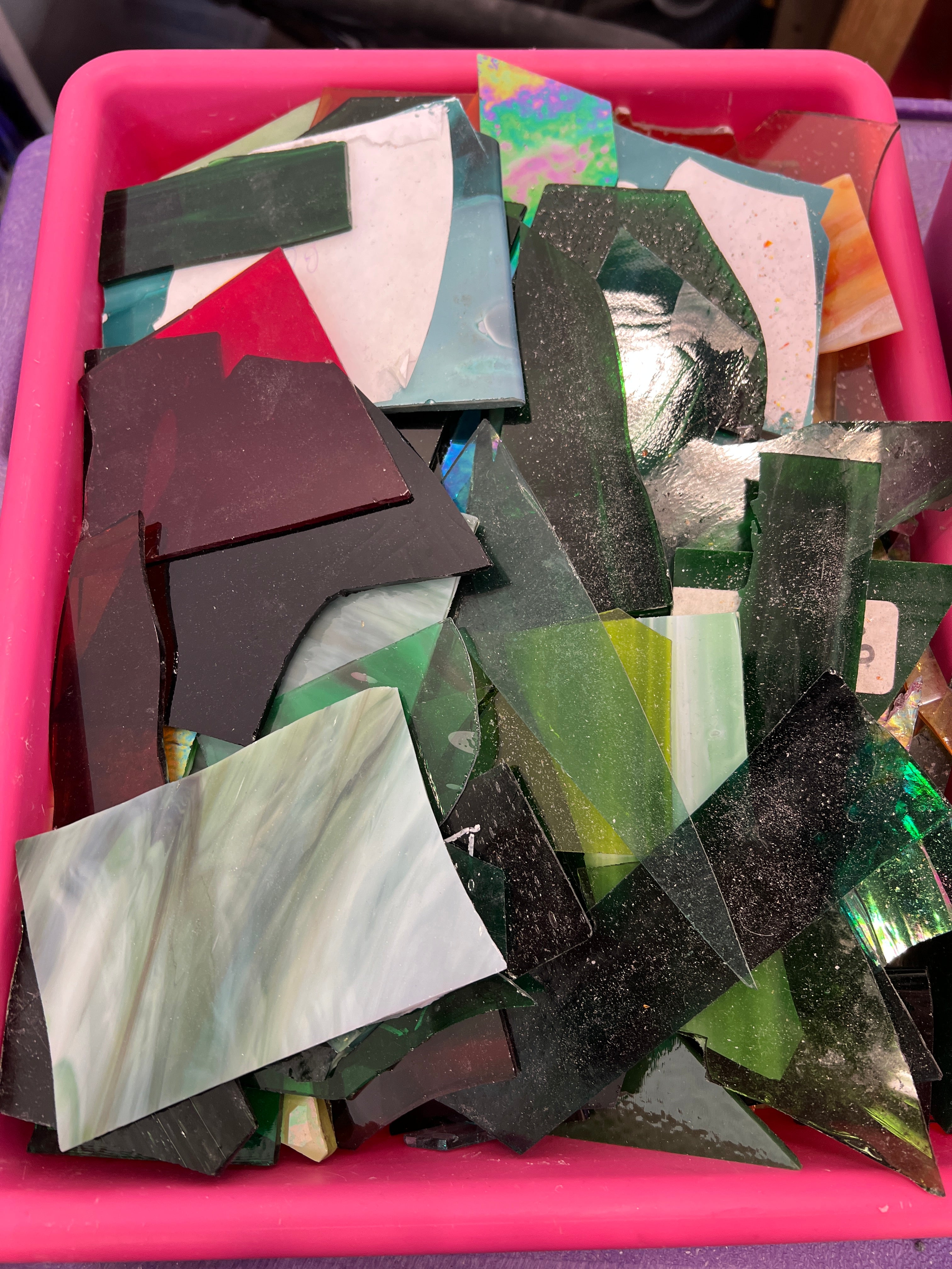 🌈 Meg's Personal Glass Mystery Scrap Boxes 🌈 ✨ Colorado Glass Works
