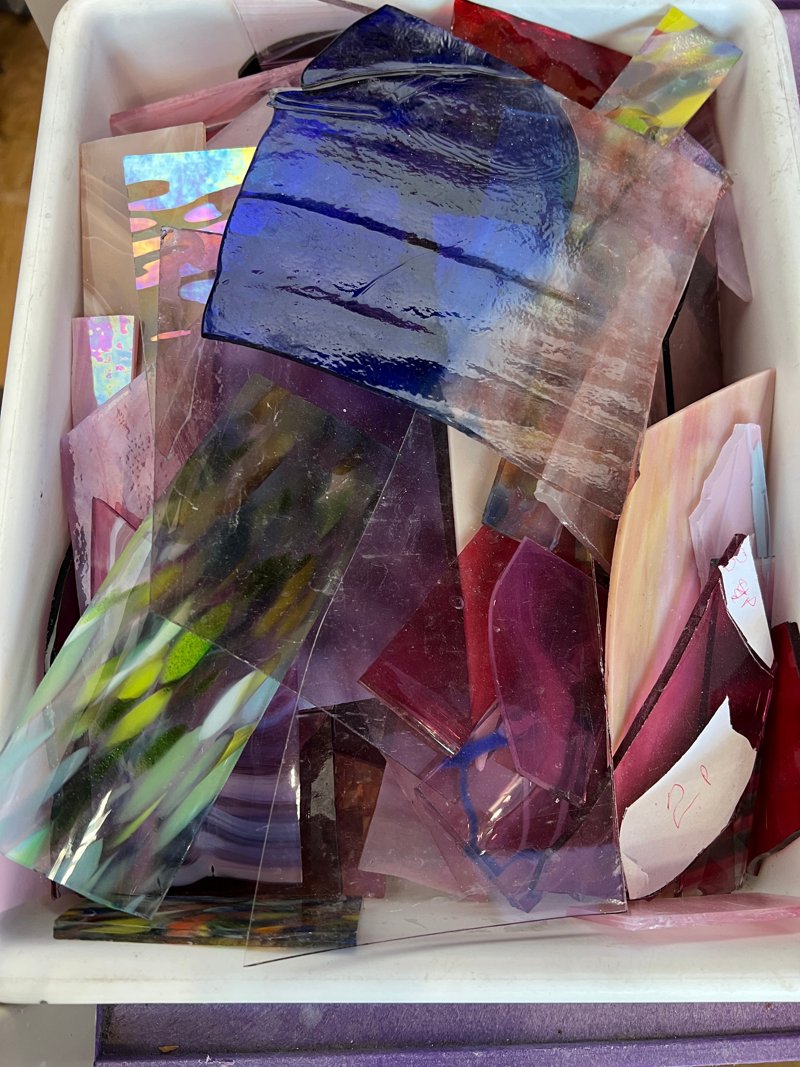 🌈 Meg's Personal Glass Mystery Scrap Boxes 🌈 ✨ Colorado Glass Works