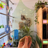 Light Green Mouth Blown Transparent Sheet Glass Colorado Glassworks