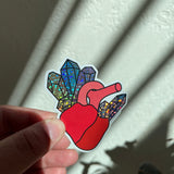 COGW Stickers and Sticker Packs Merch Colorado Glassworks Crystal Heart 3.50 