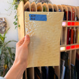 Vintage Spectrum Mixed Tan Texture Sheet Glass Colorado Glassworks 8x5in (SP-04565037)