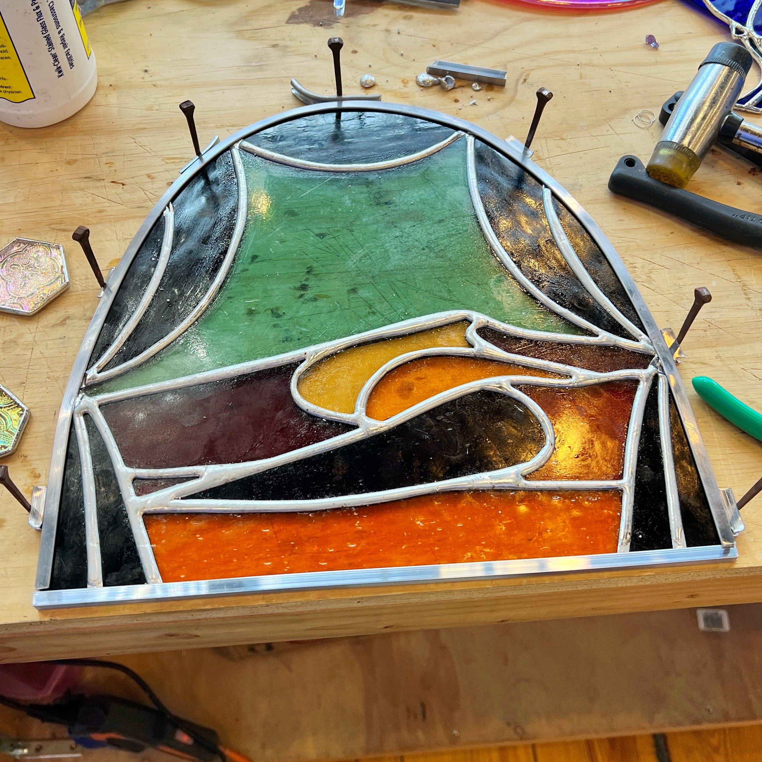 Online Class: Framing Stained Glass ( 2 hour class) Tools Colorado Glass Works