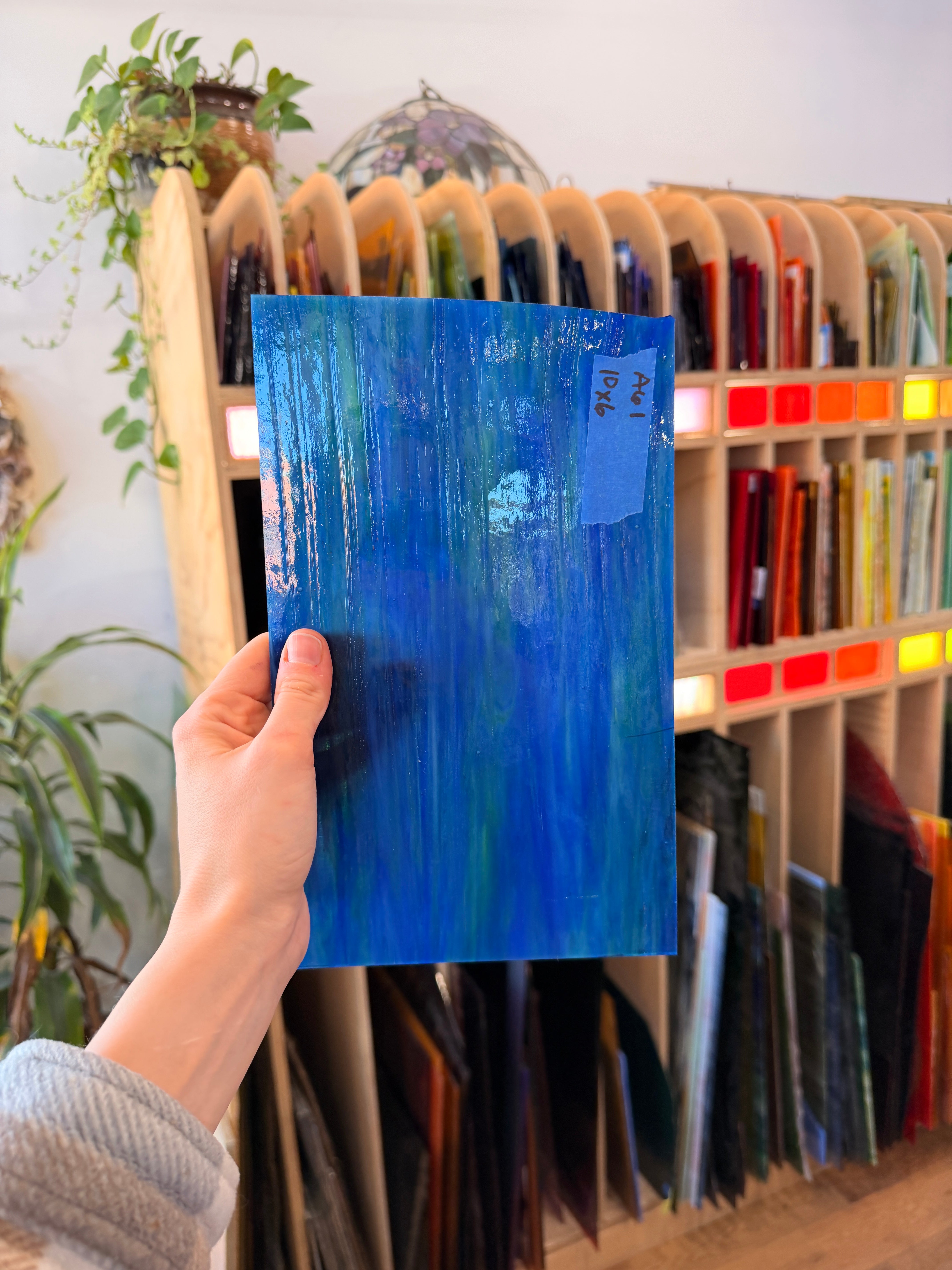 Blue Green Mixed Wissmach