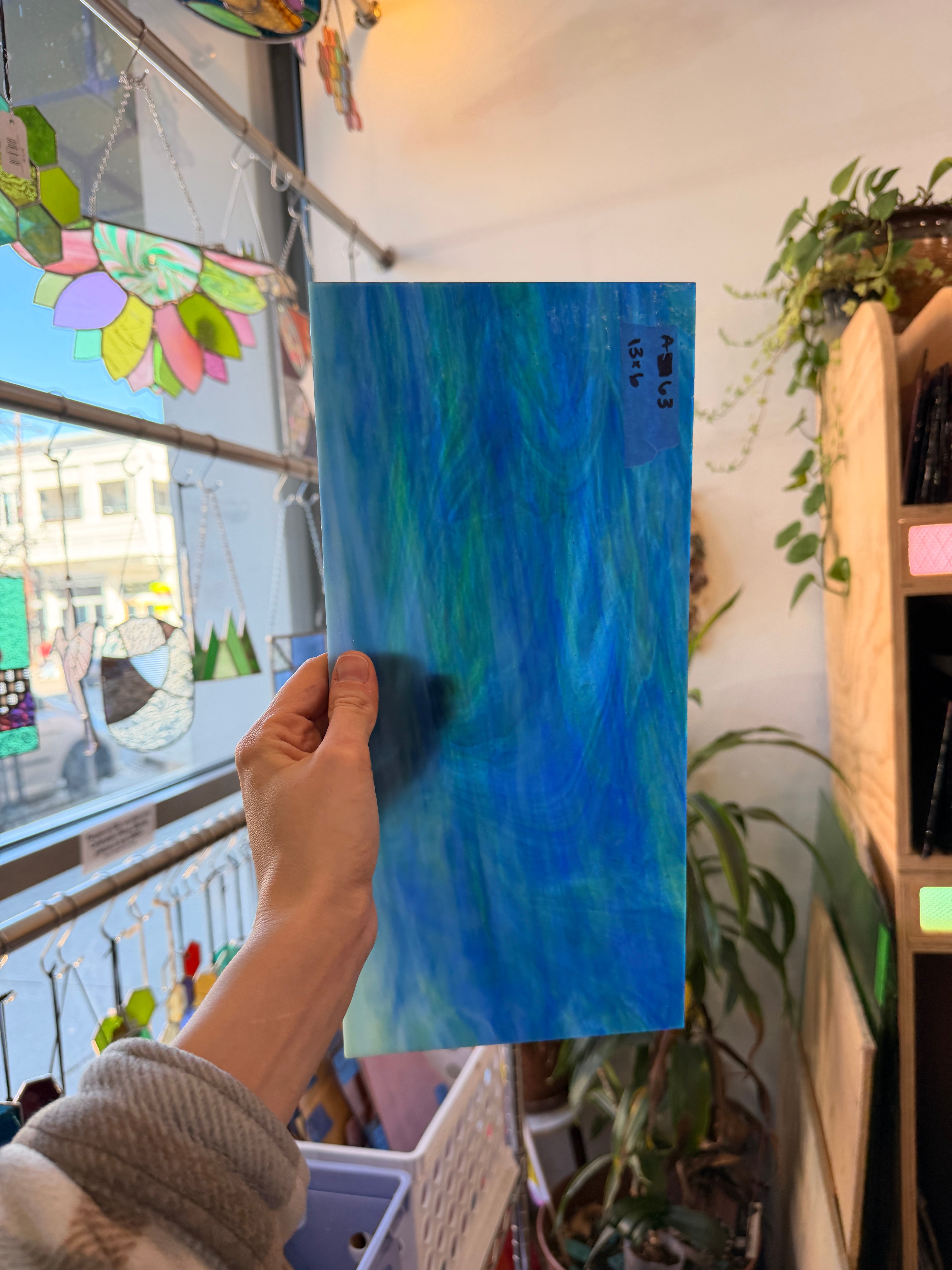 Blue Green Mixed Wissmach