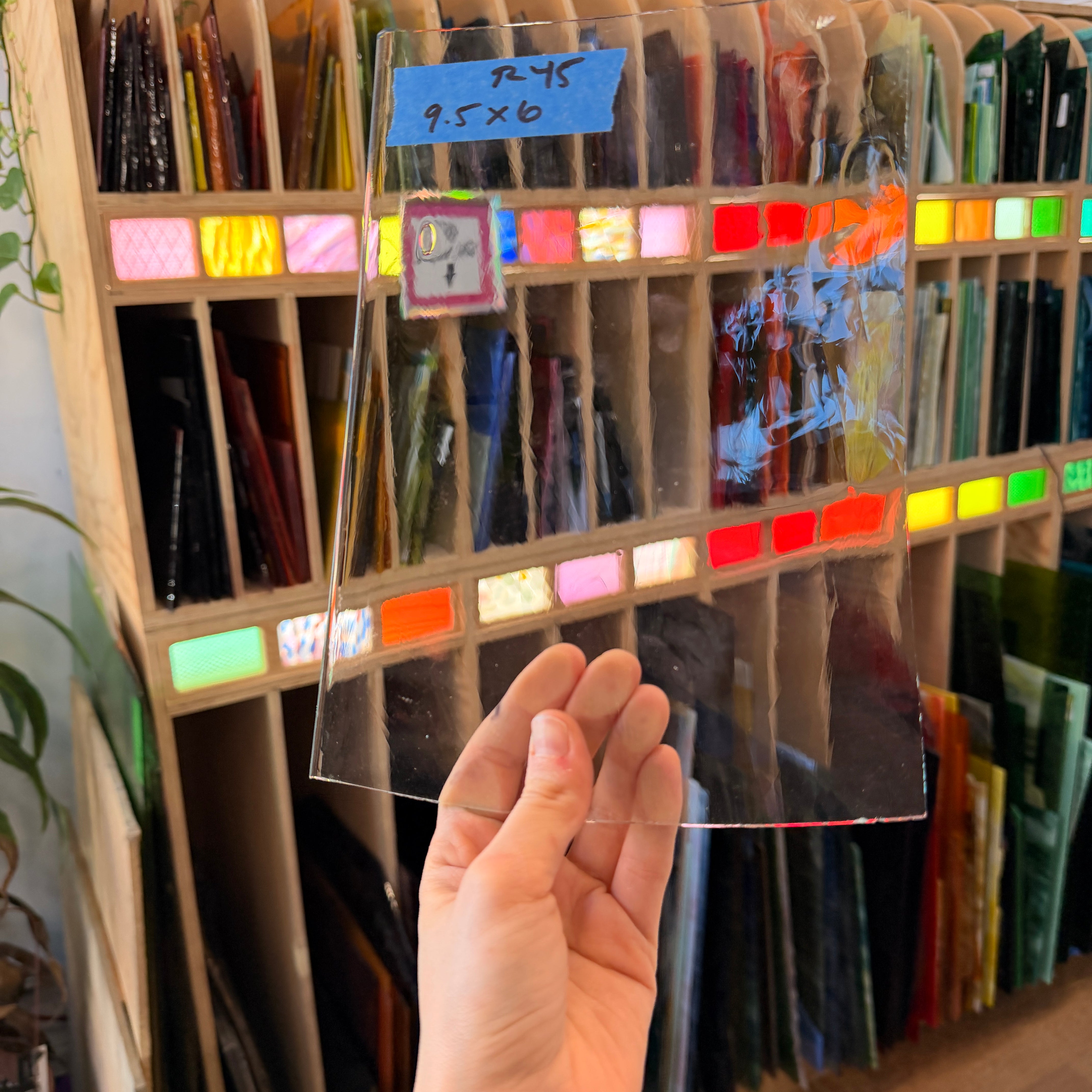 Clear Vintage GNA Sheet Glass Colorado Glassworks
