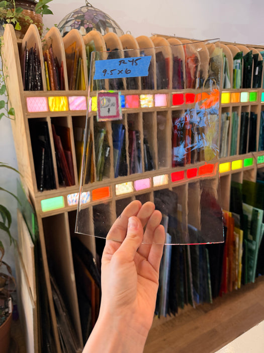Clear Vintage GNA Sheet Glass Colorado Glassworks