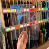 Clear Mouth Blown Bubbled Seedy Lamberts Sheet Glass Colorado Glassworks 10.5x7.5in (LA-80907309)