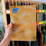 Kokomo Amber White Wispy (145) Sheet Glass Colorado Glassworks 10x7.5in (KO-85157933)