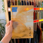 Kokomo Amber White Wispy (145) Sheet Glass Colorado Glassworks 10x7in (KO-85125165)