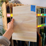 Amber White Wispy Spectrum Sheet Glass Colorado Glassworks