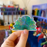 COGW Stickers and Sticker Packs Merch Colorado Glassworks Teal Sunflower 3.50 