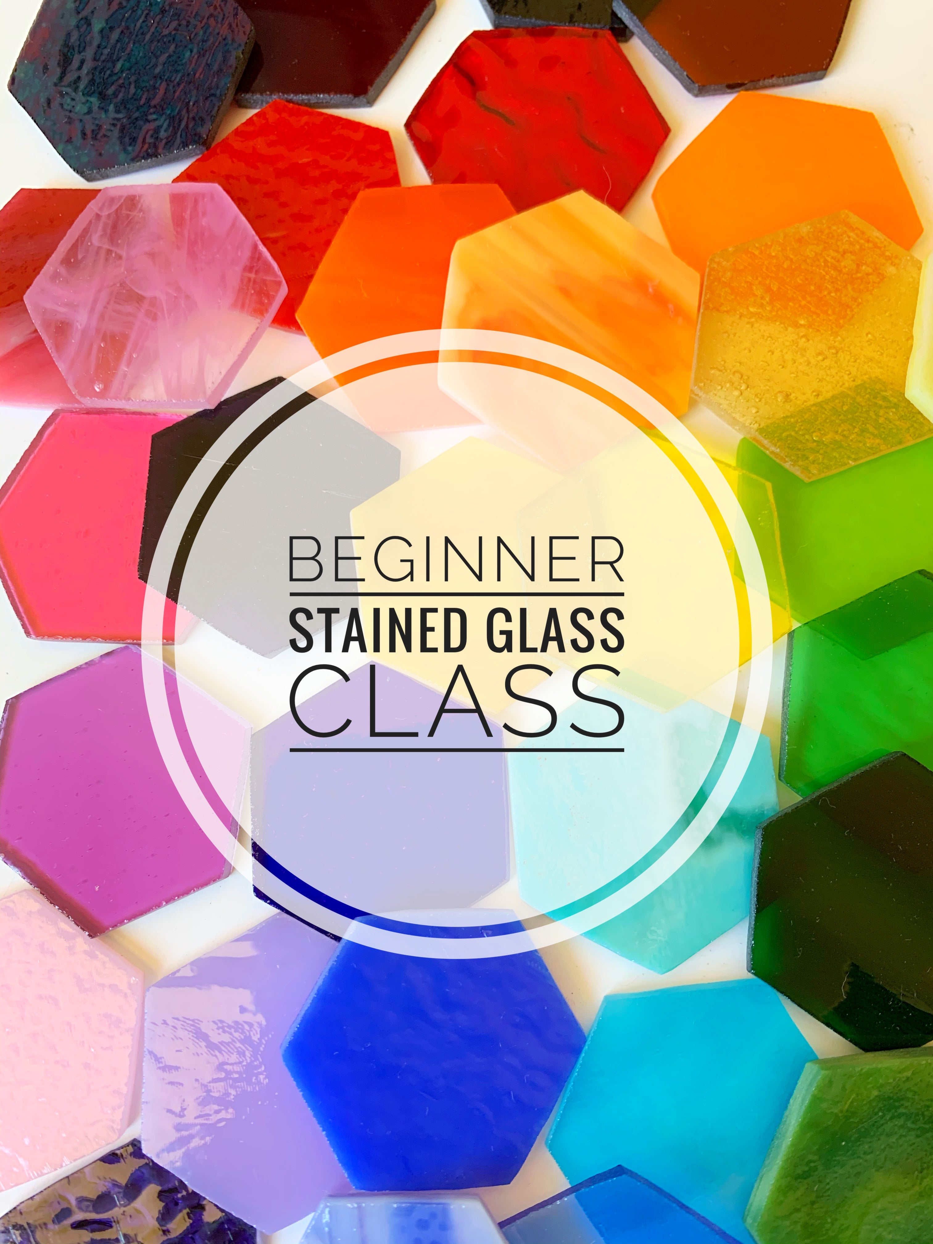Beginning Stained Glass Class - Online/Virtual Tools Colorado Glass Works   