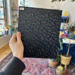 Wissmach Black Solid Florentine (Thin Fusible 96 COE) Sheet Glass Colorado Glass Works