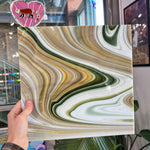 Baklava Fusers Reserve Oceanside Fusible 96 COE Sheet Glass Colorado Glassworks