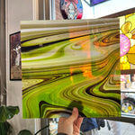 Dubai Chocolate Fusers Reserve Oceanside Fusible 96 COE Sheet Glass Colorado Glassworks
